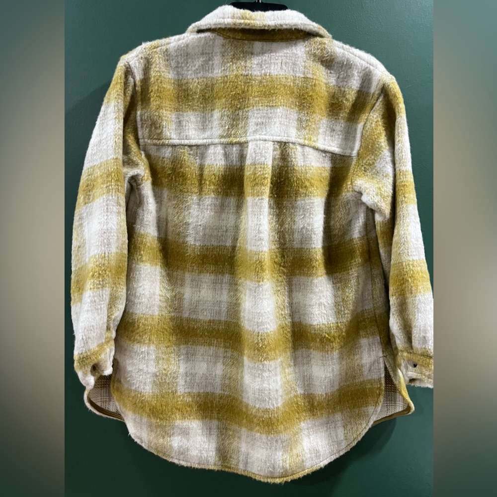 Zara Yellow and Cream Textured Jacket - Picture 2 of 3